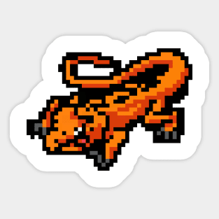 Pixel Lizard Character Sticker